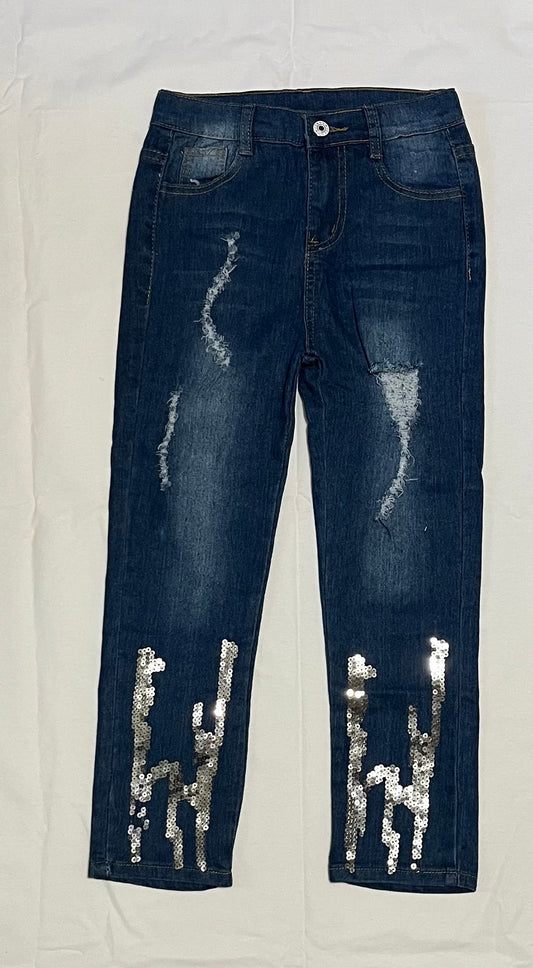 The Madison Sequin Jeans